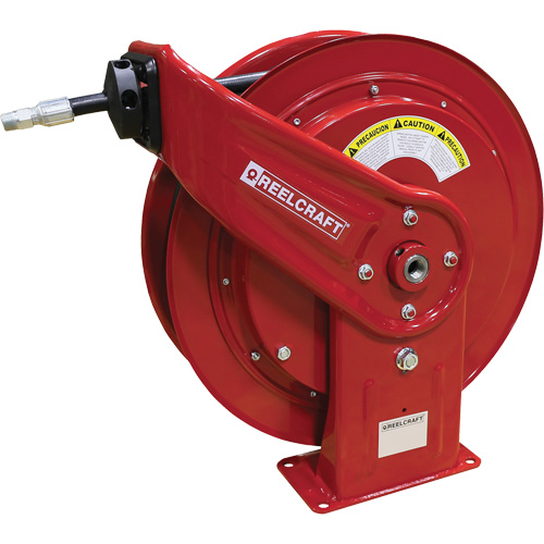 HD70000 Mobile Base Oil Hose Reels, 3/8" x 75', 2600 PSI