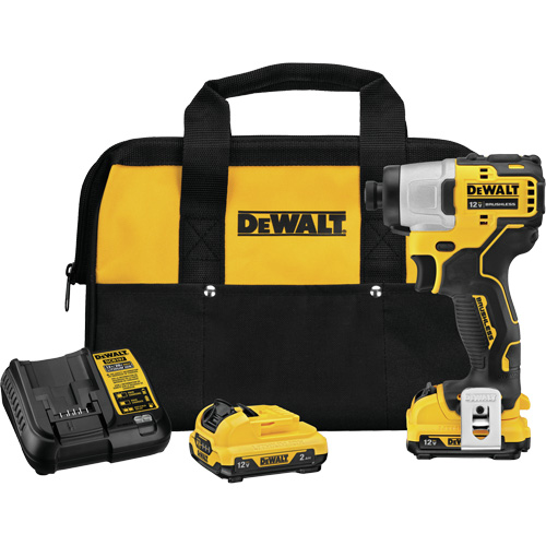 Xtreme™ Brushless Impact Driver Kit, 1/4", 1450 in-lbs Max. Torque, 12 V, Lithium-Ion