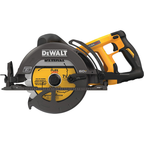FlexVolt Worm Drive Style Saw (Tool Only), 7-1/4", 60 V