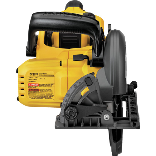 FlexVolt Worm Drive Style Saw Kit, 7-1/4", 60 V