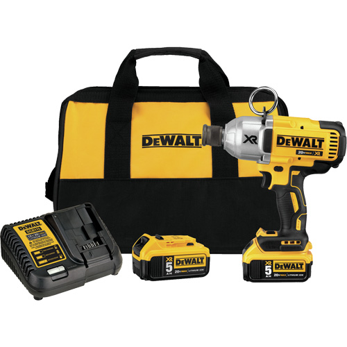 Max XR High Torque Impact Wrench Kit, 20 V, 7/16" Socket