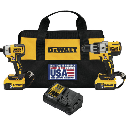 Max XR Hammer Drill & Impact Driver Combo Kit, Lithium-Ion, 20 V