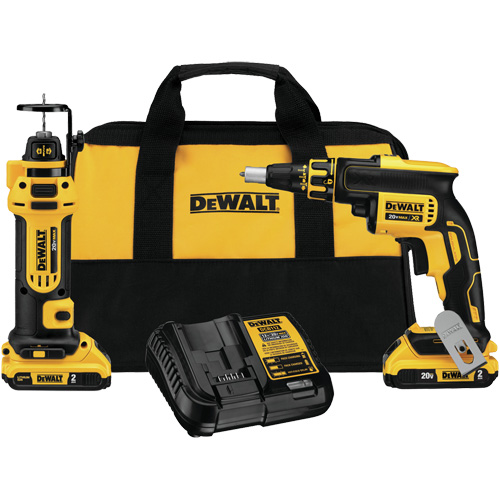 Max XR Drywall Screw Gun * Cut-Out Tool Combo Kit, Lithium-Ion, 20 V