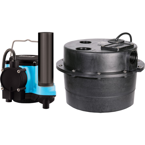 Drainosaur Sump Pump, 29 GPM, 115 V, 9 A, 1/3 HP