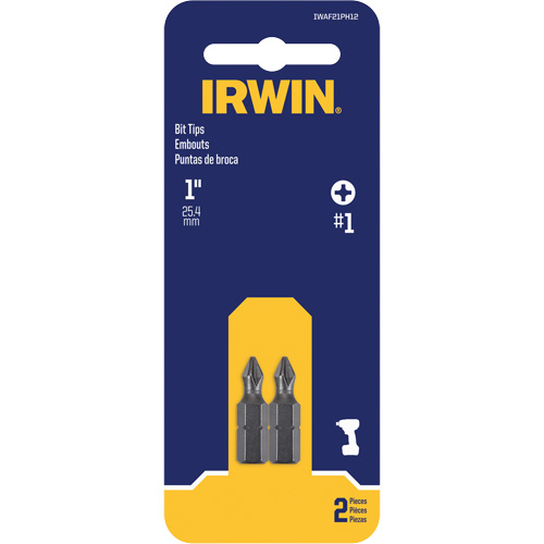 Insert Bits, Phillips, #1, 1/4" Drive