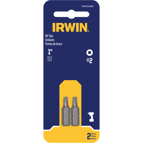 Insert Bits, Square, #2, 1/4" Drive