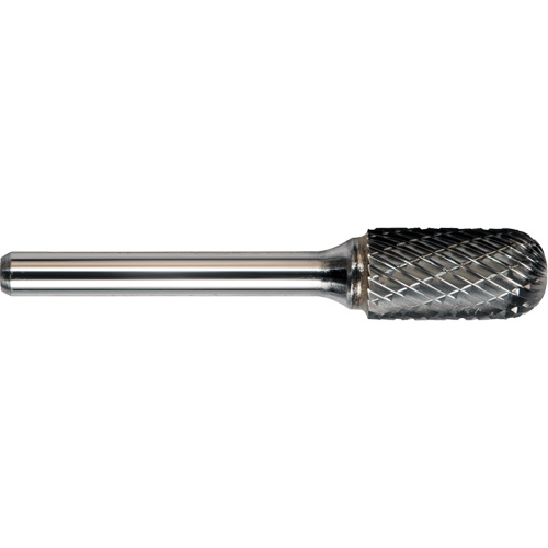 Drillco® Double Cut Ballnose Cylinder Burr, SC-12