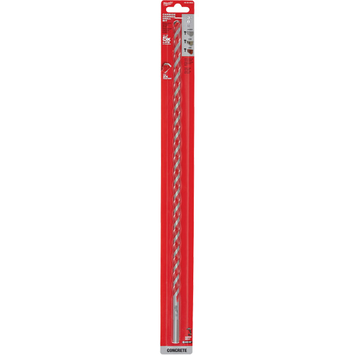 Hammer Drill Bit, 3/8", 3-Flat Shank, Carbide
