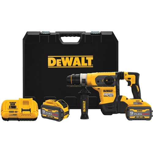 MAX* SDS Plus Rotary Hammer Kit, 60 V, 1-1/4", 725/0-725 RPM