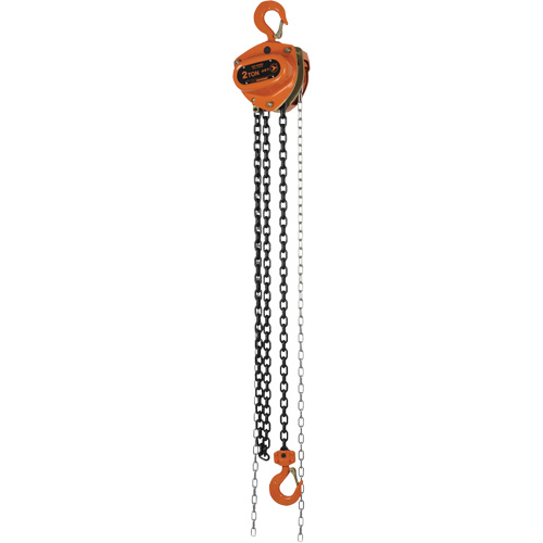 KCH Series Chain Hoists, 10' Lift, 4400 lbs. (2 tons) Capacity, Alloy Steel Chain