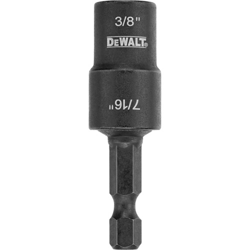 Impact Ready Double-Ended Detachable Nut Driver, 3/8"/7/16" Drive, 2" L, Magnetic
