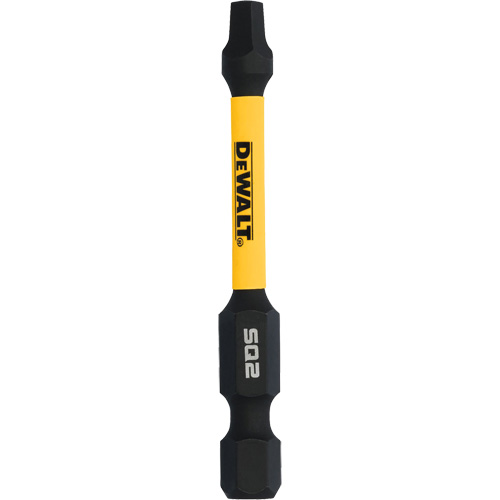 15-Piece Impact Ready Tic-Tac Screw Bit Set, Square, #2 Tip, 1/4" Drive Size, 2" Length