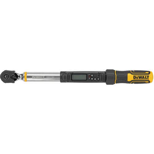 Torque Wrench, Electronic, 3/8" Square Drive, 20 - 100 ft-lbs.