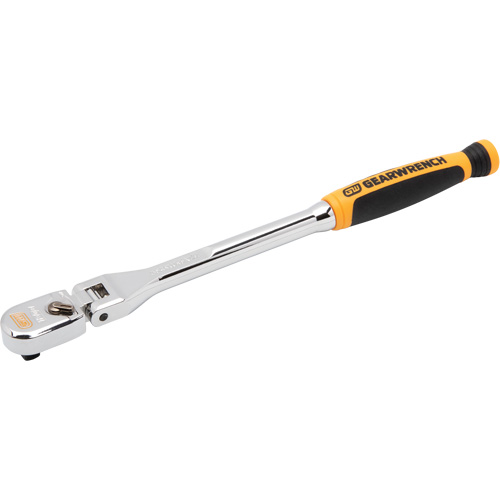 120XP™ Dual Material Handle Flex Head Teardrop Ratchet
