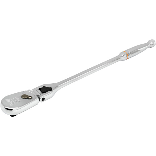 90-Tooth Locking Flex Head Teardrop Ratchet