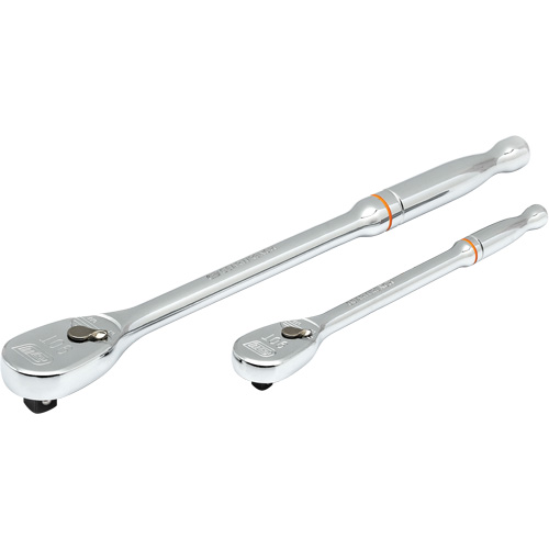 90-Tooth Long Handle Teardrop Ratchet Set