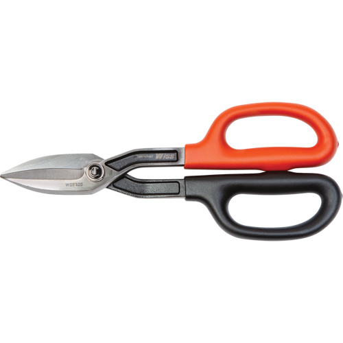 Straight Pattern Tinner Snips, 2" Cut Length, Straight Cut