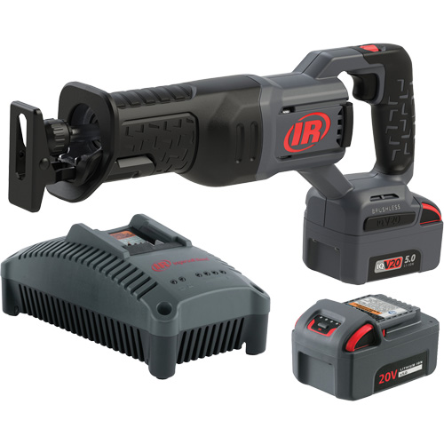 Cordless Reciprocating Saw Kit, 20 V, Lithium-Ion Battery, 3000 SPM