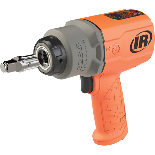 Orange Air Impact Wrench, 1/2" Drive, 1/4" NPT Air Inlet, 7500 No Load RPM