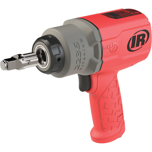 Red Air Impact Wrench, 1/2" Drive, 1/4" NPT Air Inlet, 7500 No Load RPM