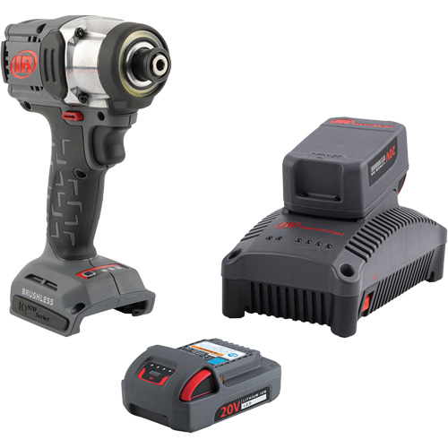 Quick-Change Cordless Impact Driver Kit, 20 V, 1/4" Socket