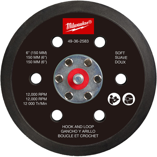 Soft Hook and Loop Sander Backing Pad
