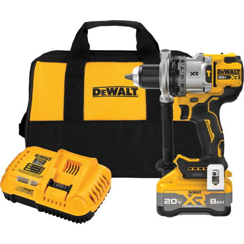 MAX* XR Brushless Cordless 3-Speed Hammer Drill Kit with XR POWERPACK™ Battery, 1/2" Chuck, 20 V