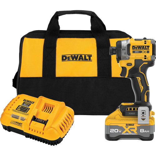 MAX* XR Brushless Cordless 3-Speed High Torque Impact Driver Kit with XR POWERPACK™, 20 V, 1/4" Socket