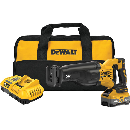 MAX* XR Brushless Cordless Reciprocating Saw Kit with XR POWERPACK™, 20 V, Lithium-Ion Battery, 3000 SPM