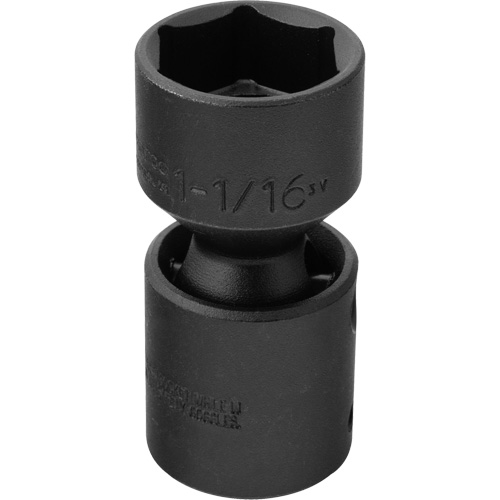 Universal Socket, Impact, 1-1/16", 1/2" Drive, 6 Points