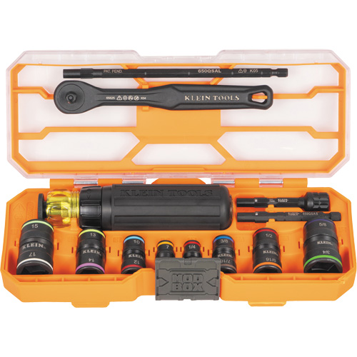 Flip-16 KNECT™ Ratcheting Impact Flip Socket Screwdriver Set, 13 Pcs