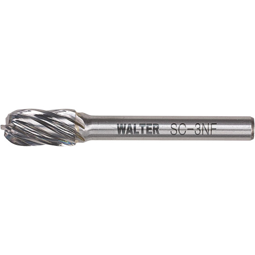 Carbide Burr, SC-3, 3/8" Dia., 3/4" Depth of Cut