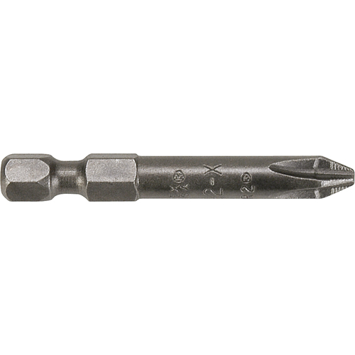 1/4" Phillips Power Drive, ACR, Phillips, #2 Tip, 1/4" Drive Size, 1-15/16" Length