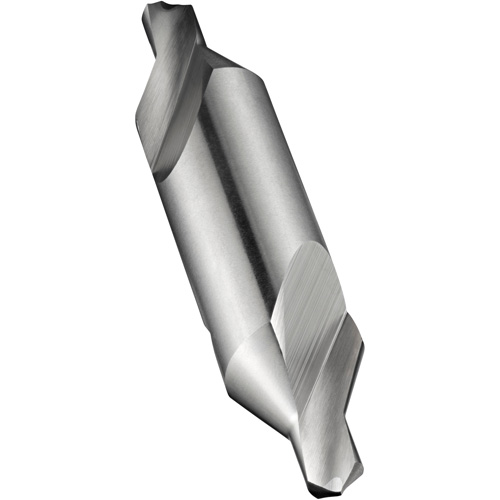 Combined Centre Drill and Countersink, #0, 1/32" Small Diameter, 1/8" Large Diameter, High Speed Cobalt