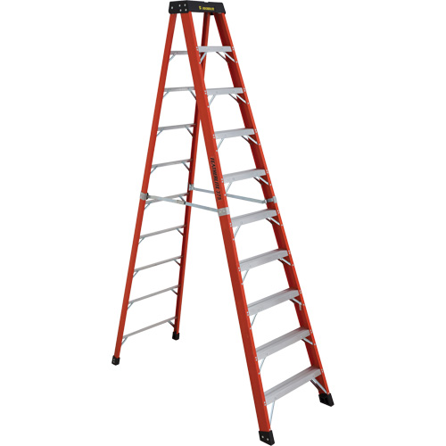 Industrial Extra Heavy-Duty Stepladders (6800 AA Series), 10', Fibreglass, 375 lbs. Capacity, Type 1AA