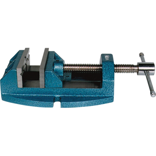 Versatile Drill Press Vises, 4" Jaw Width, Clamp Mount Base