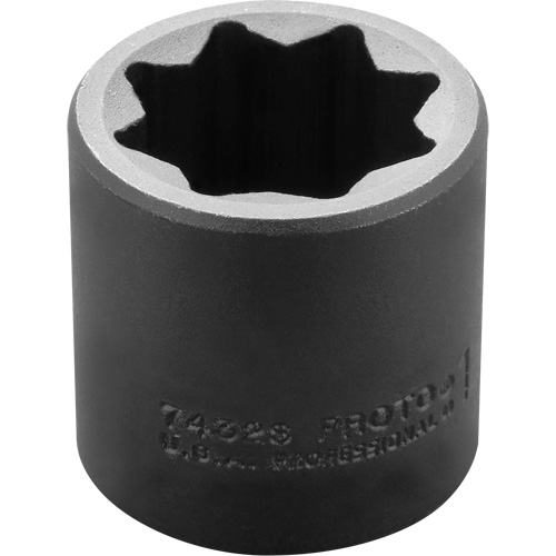 Impact Socket, 1", 1/2" Drive, 18 Points