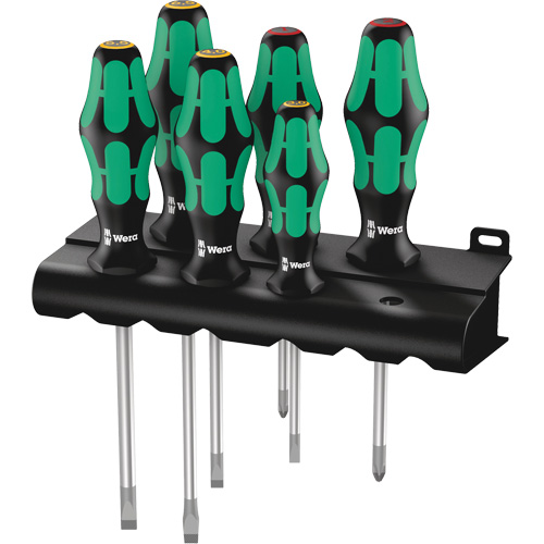 Slotted Phillips Screwdriver Set, 6 Pcs.