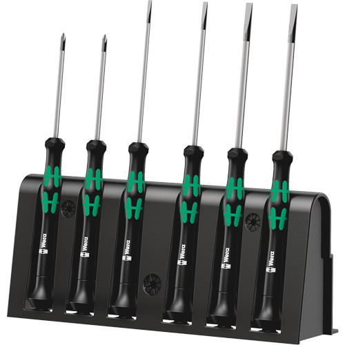 Micro Series Screwdriver Set with Rack, 6 Pcs.
