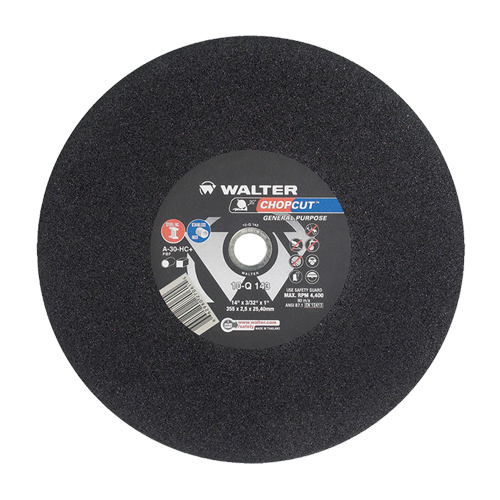 Chopcut™ Cut-Off Wheel, 14" x 3/32", 1" Arbor, Type 1, Aluminum Oxide, 4400 RPM