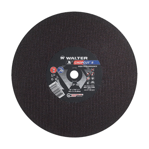 Chopcut™ II Chop Saw Cut-Off Wheel, 16" x 7/64", 1" Arbor, Type 1, Aluminum Oxide, 3800 RPM