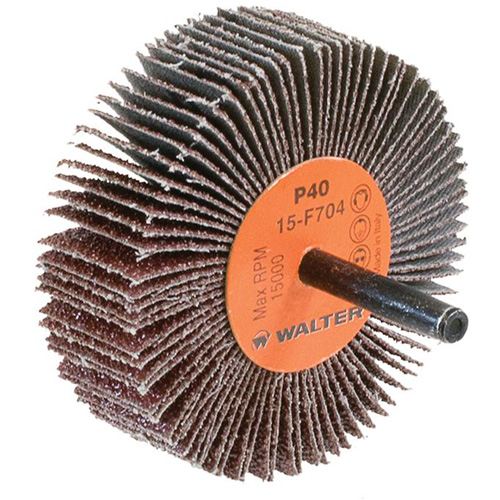 COOLCUT™ Flap Wheel, Aluminum Oxide, 40 Grit, 3" x 1" x 1/4"
