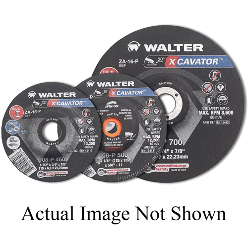 XCAVATOR™ Grinding Wheel, 4-1/2" x 1/4", 5/8"-11 Arbor, Zirconium, Type 27