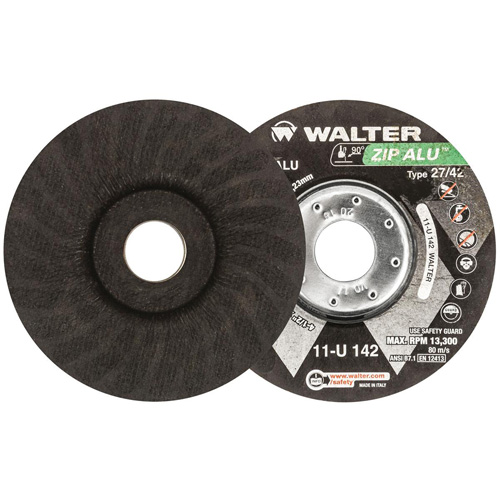 Zip Alu™ Cut-Off Wheel, 4-1/2" x 3/64", 7/8" Arbor, Type 27, Aluminum Oxide, 13300 RPM