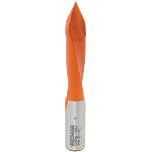 Through-Hole Carbide Tipped Drill, 2/5" Diameter