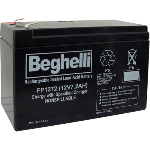 Sealed Lead Acid Batteries, 12 V, 7.2 Ah