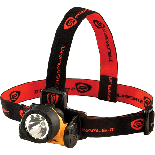 Trident® Headlamp, LED, 80 Lumens, 5 Hrs. Run Time, AAA Batteries -  - XC388