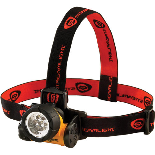 Septor® Headlamp Flashlight, LED, 120 Lumens, 3.5 Hrs. Run Time, AAA Batteries -  - XC389