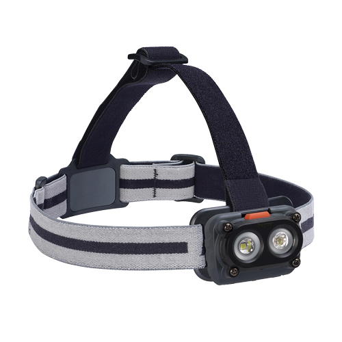 Hardcase Rugged Headlamp, LED, 325 Lumens, 6.5 Hrs. Run Time, AA Batteries