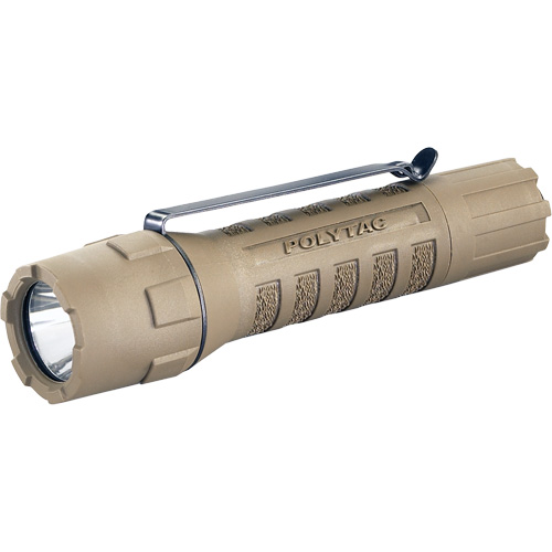PolyTac® Flashlight, LED, 600 Lumens, CR123A Batteries